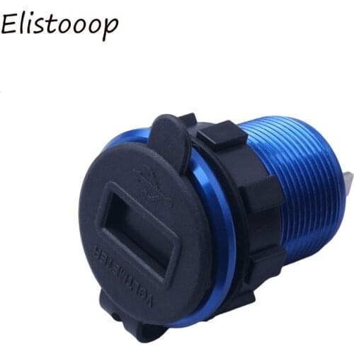 CAR USB Cigarette Lighter Led Digital Display 4.2 A Port USB Motorcycle Charger