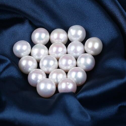 Different Size Big High Quality Natural White Edison Pearl Loose Bead For Pendant And Earrings Can Customize The Hole