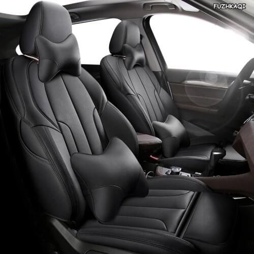 FUZHKAQI Custom Leather car seat cover set For Trumpchi GA6 GA3 GS5 GA8 GS8 GA5 GS4 GS7 GS3 GM8 GA4 GM6 Automobiles Seat Covers