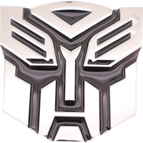 EIDRAN 3D Autobot Logo Car Sticker Transformers Emblem Protector Badge Graphics Decal