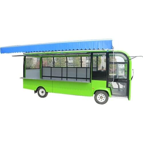 4.5m long electric mobile food truck food cart for sale
