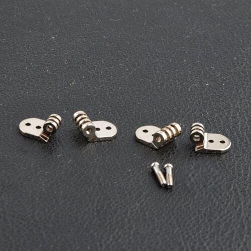 10sets quality hinges for spectacle hinges for plastic frame acetate frame wood horn frame nickel color screw on with screw