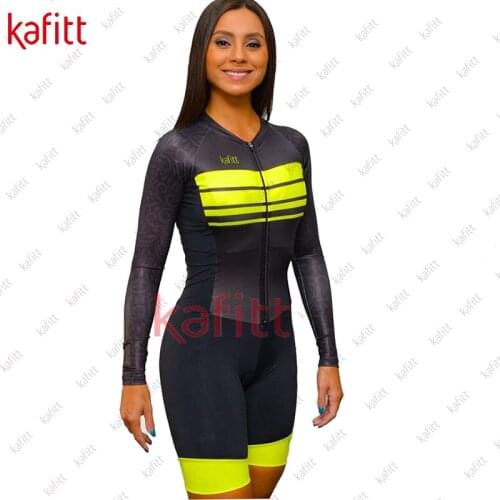 Kafitt cycling jersey womens suit ladies sweatshirt cycling equipment jersey set Colombia bermuda de ciclista feminina com gel