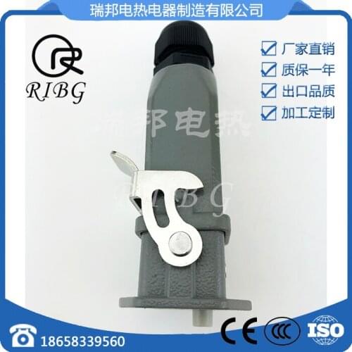 Hot Air Runner Mold Temperature Control Box Heavy-Duty Rectangular Connector Joint 5-Core Aviation Plug-Head 10A Base