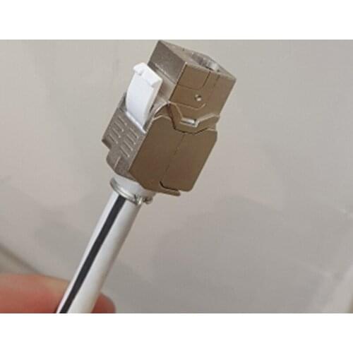 Zinc Alloy Die-Casting Housing Full Shielded Module Cat6 Cat6A RJ45 to LSA