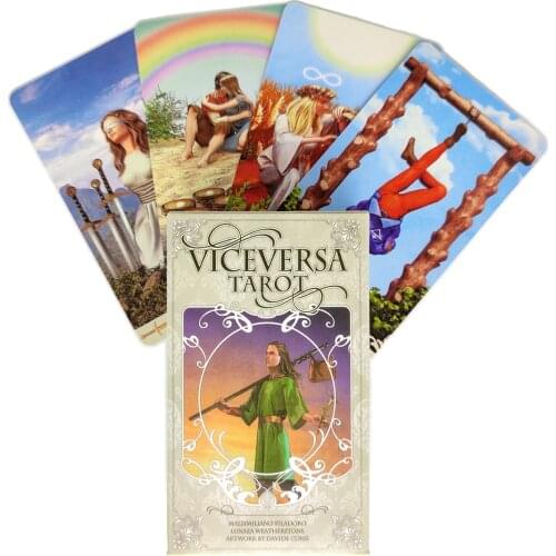 Vice Versa Tarot Cards Mystical Guidance Divination Entertainment Party Board Game Supports Wholesale 78 Sheets/Box