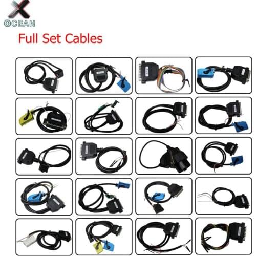 Newest 2020 Full Set Cables for Digiprog III Digiprog 3 Odometer Programmer Mileage Adjust Tool
