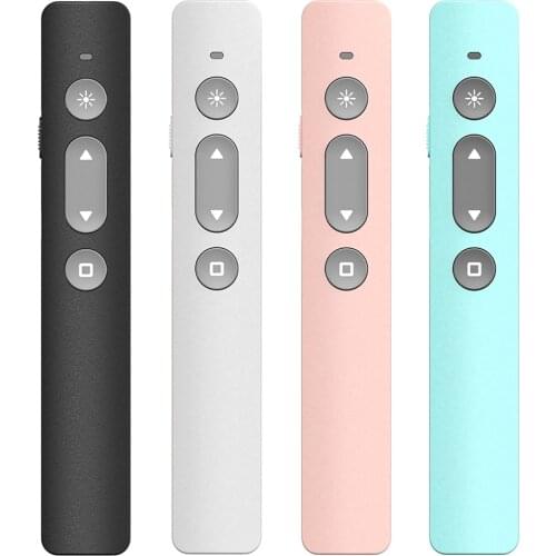 Presentation Clicker Wireless Presenter Pointer N35 RF 2.4GHz PPT Slide Advancer USB Remote Control Flip Pen Powerpoint