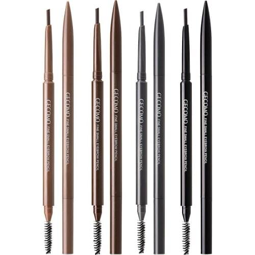 Ultra Fine Triangle Eyebrow Pencil Precise Brow Definer Long Lasting Waterproof Blonde Brown Eye Brow Makeup 4 Colors