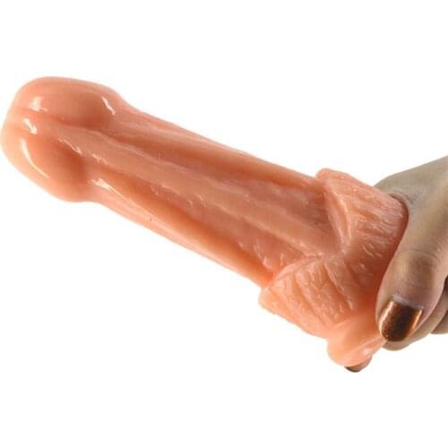 Adult Dildo For Man Rubber Sex Toys Full Body Sex Toy Man Double Penis Lipstick Strap-Ons For Husband And Wife Stimulato Sex