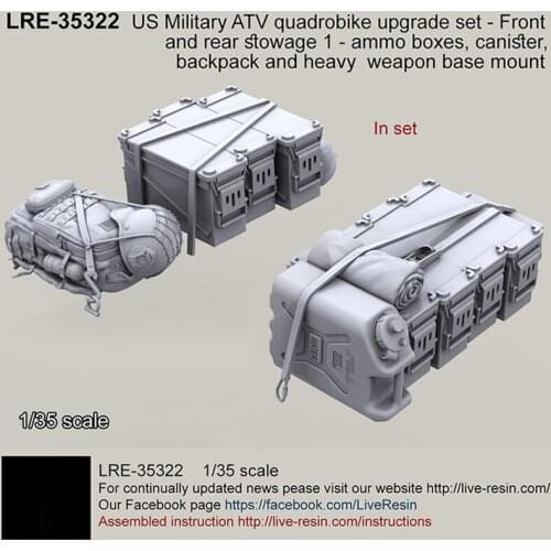2pcs Locomotive Upgrade Equipment Package Resin Figure 1/35 Scale Model Assembly Models Kit Resin Colorless Self-Assembled Toy