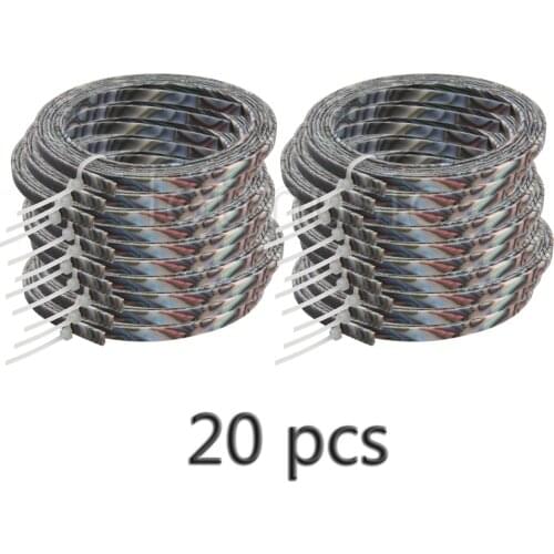 20pcs Colorful Celluloid 4mm Width Guitar Binding Purfling 5 Feet Length