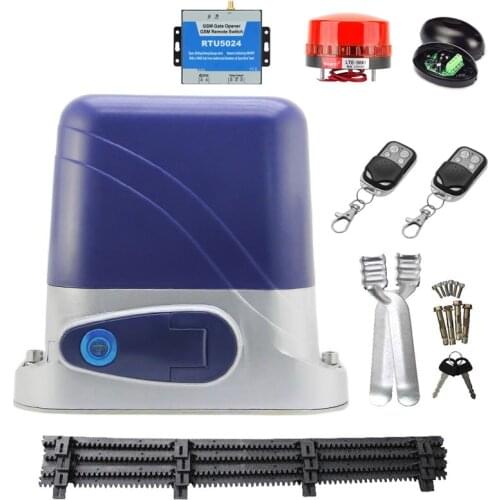 600KG Automatic Sliding Gate Motor AC Engine Sliding Gate Controller With 4m Nylon Racks Kits Optional For Home Gates