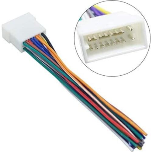 Car 16pin Wire Harness Plug Cable Female Connector for -Mitsubishi/Galant Clarion Car Radio Stereo