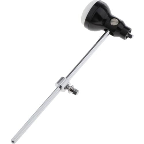 Bass Drum Pedal Beater Head Kick Drum Hammer Head Stainless steel shaft