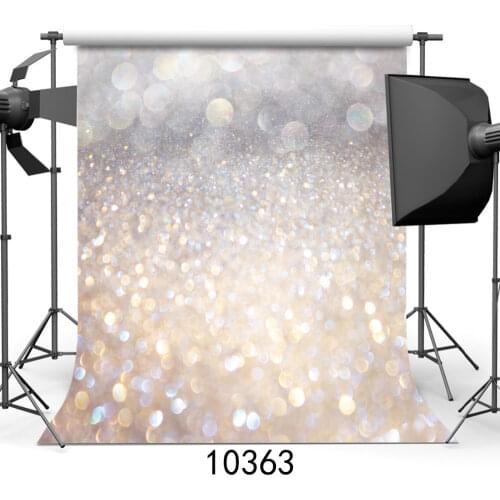 Sliver Sparkles Bokeh Vinyl Photography Backgrounds for Photo Studio Computer Printed Photo Backdrop for Photocall for Baby