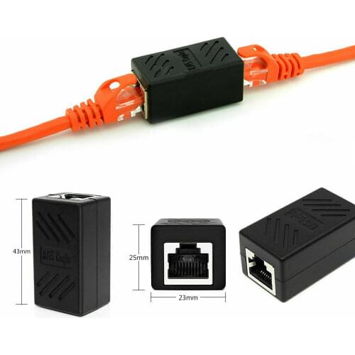 RJ45 LAN Internet Ethernet Cable Splitter Connector Adapter Extender Cat7/Cat6/Cat5e