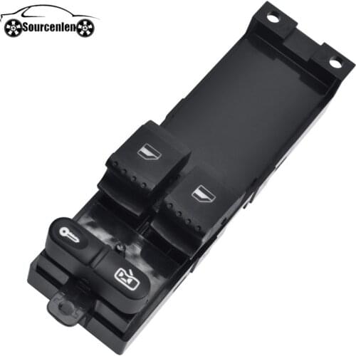 Black Window Control Switch Button For SKODA FABIA 6Y SKODA OCTAVIA A4 1U 1999-2009 VW Golf 1999-2005 1J3959857A