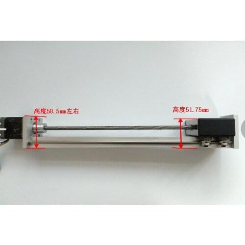 Assembled Z axis Slide rail kit with NEMA17 stepper motor 100-300mm effective stroke TR8 lead screw for CNC Reprap 3D printer