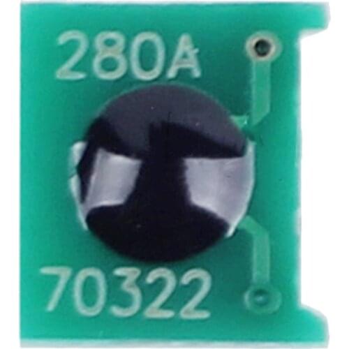 6pcs CF280A CF280 280A toner cartridge reset chip for HP Laserjet Pro 400 M401d 400MFP M425dw M425dn M401dn M401n laser printer