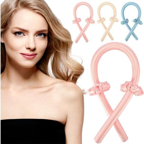 Heatless Curling Rod Headband Lazy Curler Silk Curling Ribbon Silk Curling Ribbon Heatless Hair Curling Ribbon Make Hair Curly
