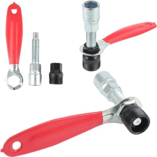 Bicycle Crankset Crank Puller Repair Wrench Extractor Bike Service Remover Hand Spanner Repair Crankset Cycling Removal Tool