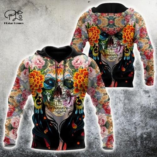 PLstar Cosmos 3Dprint Newfashion Satan Skull Art Harajuku Unique Streetwear Funny Awsome Casual Hoodie/Sweatshirt/Zip Style-5