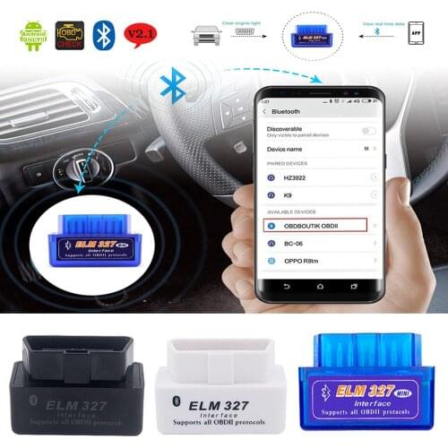 OBD2 Scanner For Infiniti Q50 Q30 FX35 QX70 QX60 QX80 V2.1 ELM327 Adapter Bluetooth OBDII Scanner ELM 327 Car Diagnostic Tool