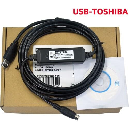Suitable for Toshiba TOSHIBA PROSCE T1 series PLC programming cable USB download cable computer data cable