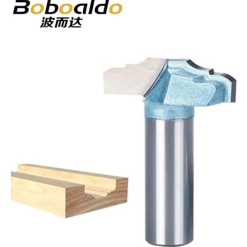 1/2 Shank Half Round bit Door Pattern Sculpture Endmill Router Bits for Wood Tungsten Woodworking Tool Milling Cutter