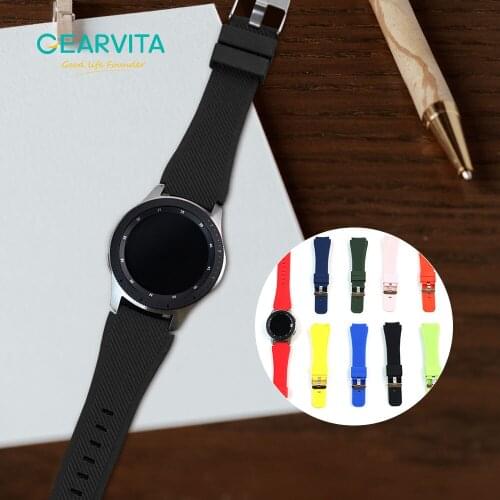 Gearvita 22mm Silicone Watch Band Watch Straps Watchbands Watch Accessories High Quality watch Band for men & women for L15 L16