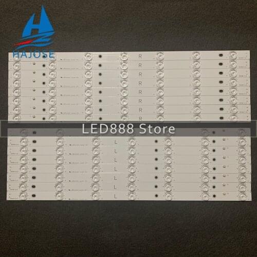 LED Backlight strip 7 lamp for L5EDDYY00849 TX-55DX603E 55DX635E 55DXU601E 550TV01 V4+ 550TV02 V4 /TB5509M V0+TB5509M V1