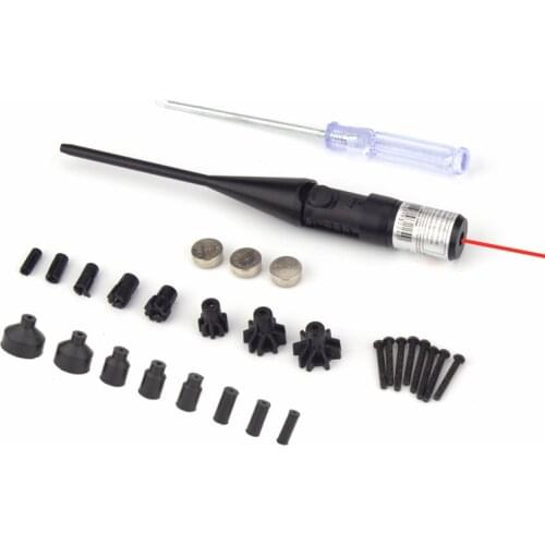 Tactical Aiming Red Green Laser Bore Sight Kit for Rifle Boresighter Gun Laser Pointer Collimator