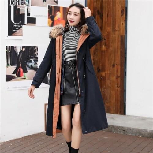 Winter Rex Rabbit Coat Women Real Fur Parka Long Jacket Abrigos Mujer Invierno 2020 1802YY872