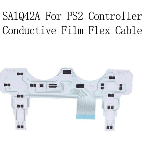 1Pc SA1Q42A For PS2 Controller Conductive Film Ribbon Keypad Flex Cable