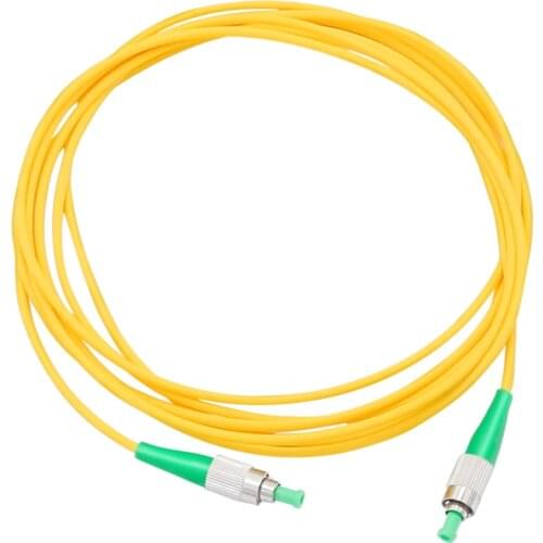 10PCS High Quality FC APC 3meter/5meter/10Meter 9/125 Simplex Single-Mode Fiber Optic Patch Cord Cable free shipping