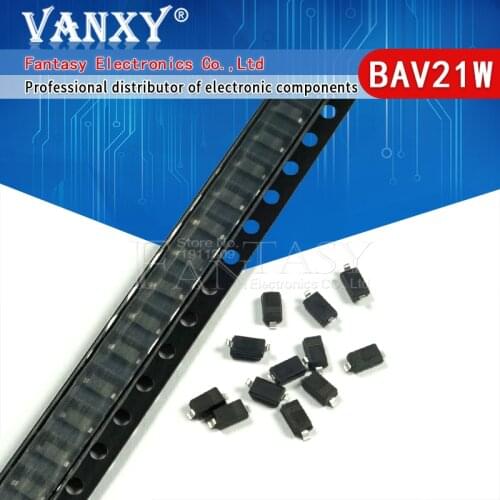 100PCS BAV21W SOD123 screen: T3 BAV21WS Small signal diode 250V 0805