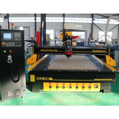 Blue Elephant 3 Axis CNC Ruter Automatic Tool Change Wood Carving Machine Tools for Carving Wood
