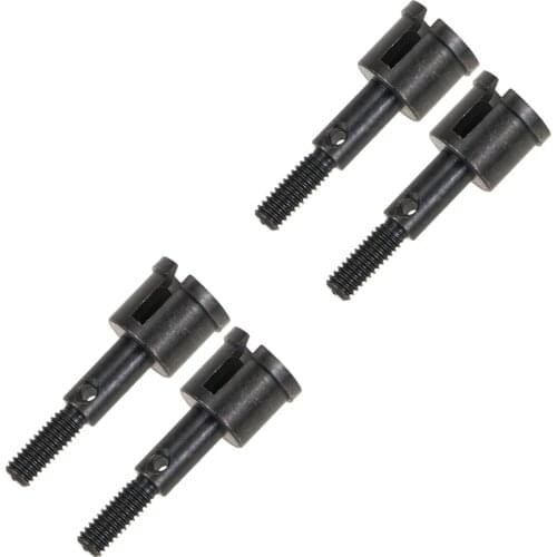 4pcs Steel Metal Wheel Axle 02168 for Redcat Racing HSP Exceed RC 1/10 Model Car Parts 94122 94166