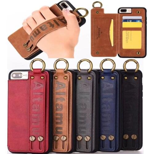 Luxury Brand Multi-functional Back Flip Phone Case For iPhone 11 Pro Max XR X Xs Max 8 7 6 6s Plus Wallet Flip PU Leather Cover