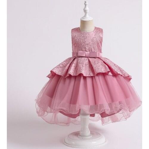 Kids Tutu Newborn Christening Vestidos 1 Year Princess Toddler Birthday Party Children Baptism Baby Girl Clothes Summer Dresses