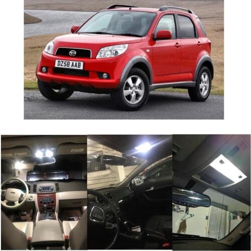 For DAIHATSU TERIOS J200 2008 7pc Car Led Interior Lighting Auto automotive Interior light bulbs lamp for cars error free