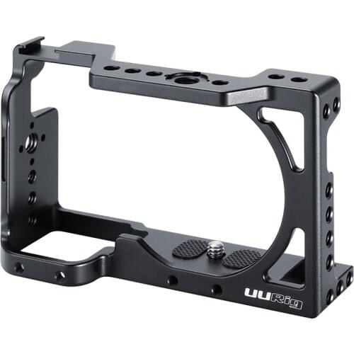 C-A6400 Metal Camera Cage Rig for Sony Alpha A6400 Hand Grip Camera Rig DSLR Camera Accessories