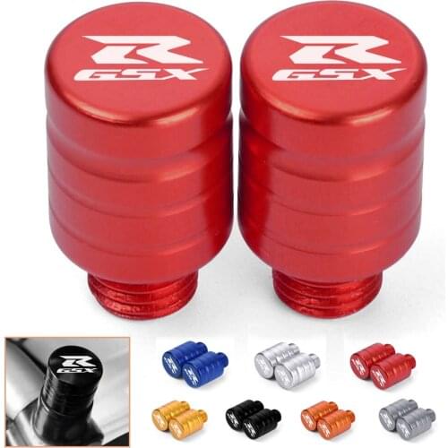 GSX-R LOGO For Suzuki Gsxr 600 GSX-R 750 GSXR600 GSX R 750 1000 1 pair Universal M10X1.25 Motorcycle CNC Mirror Hole Plug Screw