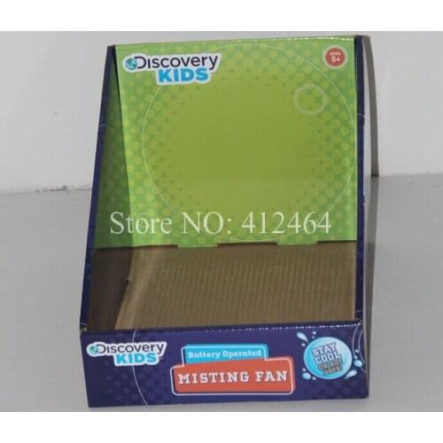 Custom small printed corrugated retail counter display box ( DX-026)