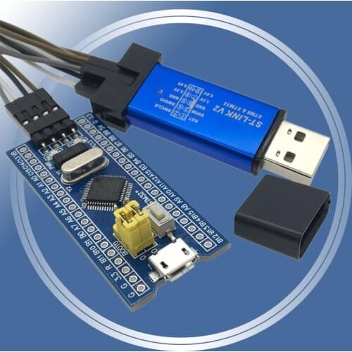 STM32F103C8T6 ARM STM32 Minimum System Development Board Module For Arduino DIY Kit + ST-Link V2 Mini STM8 Simulator Download