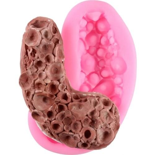 Mujiang Coral Silicone Mold Sugar Candy Chocolate Polymer Clay Mould Cupcake Baking Baby Birthday Fondant Cake Decorating Tools