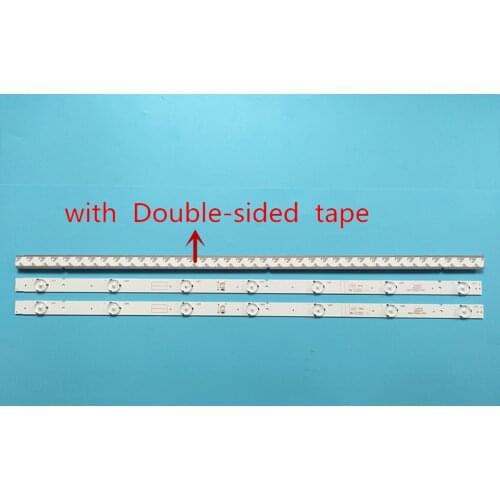 Novo 15 pces * 7led 607mm led backlight strip 5800-w32001-3p00 05-20024a-04a para LC320DXJ-SFA2 32hx4003