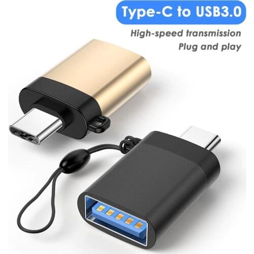 1Pcs Lightweight USB 3.0 Fast Transmission Female to Type-C Male OTG Converter Charge Data Sync Adapter for Laptop PC