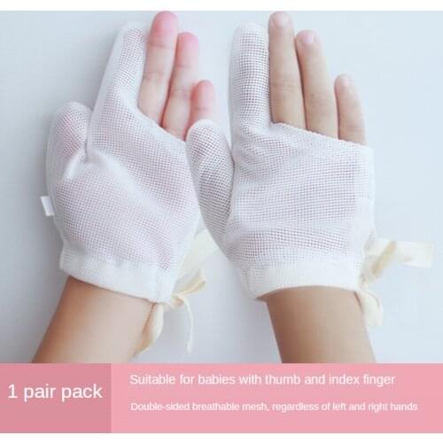 Prevent Hand Sucking Gadgets Thumb Baby and Infant Ring Eating Gloves Hand Addiction Anti-Sucking Finger for Children